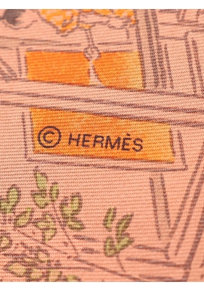 Hermès Pre-Owned 2020s Les Artisans scarf - Orange