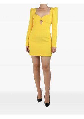 Rebecca Vallance cut-out mini dress - Yellow
