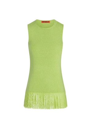 Simon Miller Lisel fringe-trim sleeveless top - Green