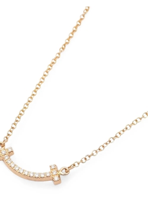 Tiffany & Co Eyewear 10s T Smile diamond necklace - Gold