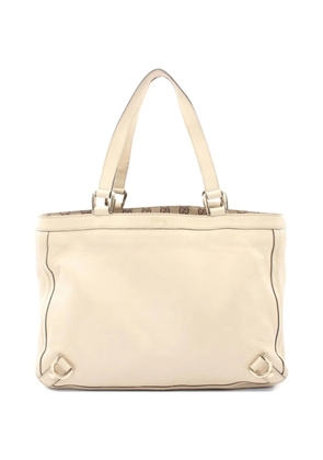 Gucci Pre-Owned 2000s Abbey leather tote bag - Neutrals
