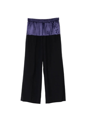 Undercover panelled elasticated-waist trousers - Blue