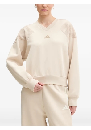 adidas Future Icons mesh-panel sweatshirt - Neutrals