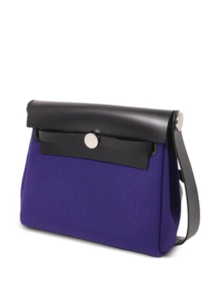 Hermès Pre-Owned mini 20 Herbag Zip shoulder bag - Purple