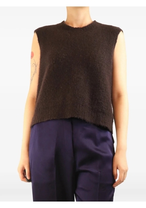 Boboutic knit jumper vest - Brown