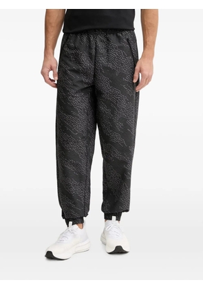 adidas AOP Power Workout three stripes print trousers - Black