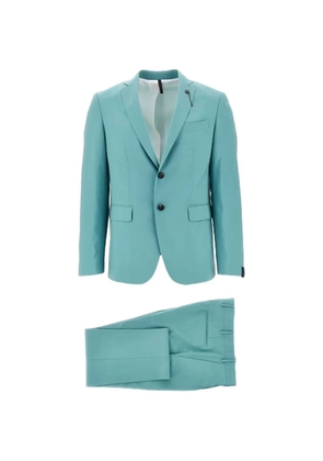 Santaniello single-breasted tailored suit - Blue