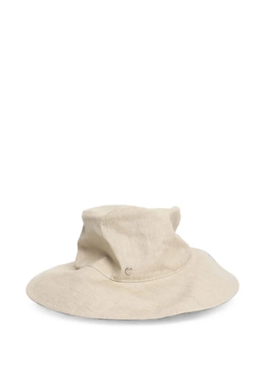 Hermès Pre-Owned wide-brim sun hat - Neutrals