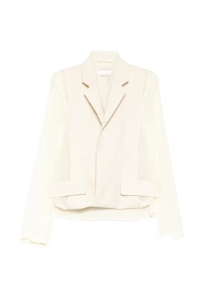 LITKOVSKA tucked-hem layer jacket - Neutrals