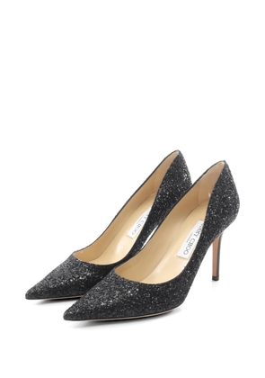 Jimmy Choo Pre-Owned 2020s Agnes glitter pumps - Black