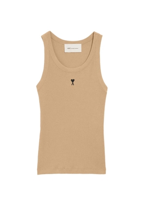 AMI Paris coton tanktop - Neutrals