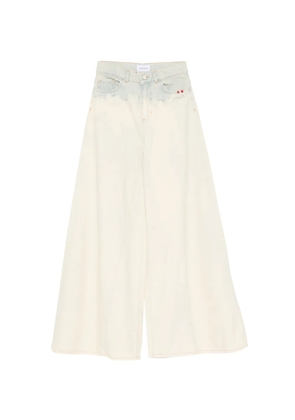 AMISH Carly bleached wide-leg jeans - Neutrals