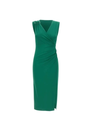 kaos draped wrap-style dress - Green