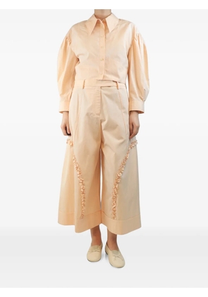 Simone Rocha pointed-collar trousers set - Orange