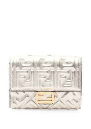Fendi Pre-Owned 2010s FF-embossed bi-fold wallet - Gold