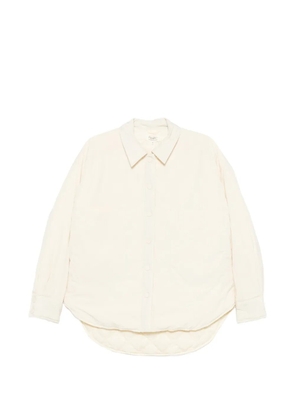 PSOPHIA quilted-finish long-sleeve padded jacket - Neutrals