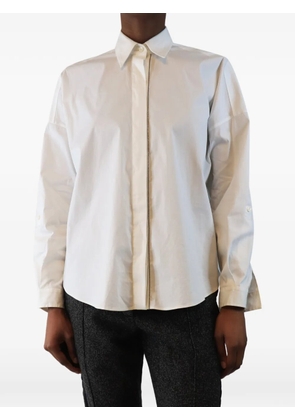 Brunello Cucinelli Vintage long-sleeve cotton shirt - White