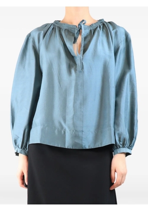 Soeur tie-neck blouse - Blue
