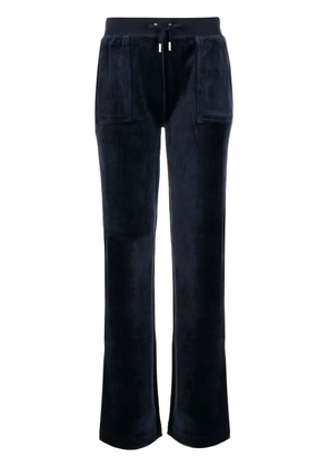 Juicy Couture Del Ray velour track pants - Blue
