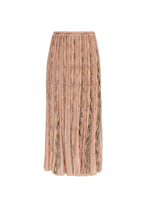 Ulla Johnson knitted striped skirt - Pink