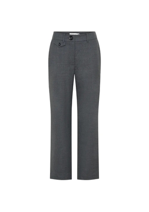 Anna Quan Juliette button-detail trousers - Grey