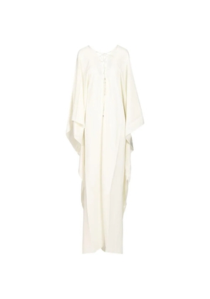 Taller Marmo Sahara lace-up dress - White