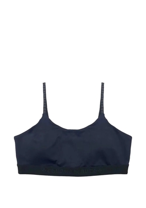 Chrome Hearts logo-print sports bra - Blue