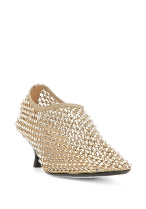 strategia shoes rhinestone-embellished pumps - Neutrals