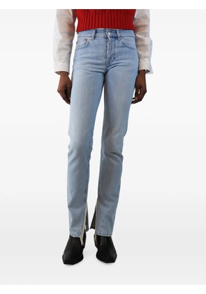 GANNI split-hem jeans - Blue