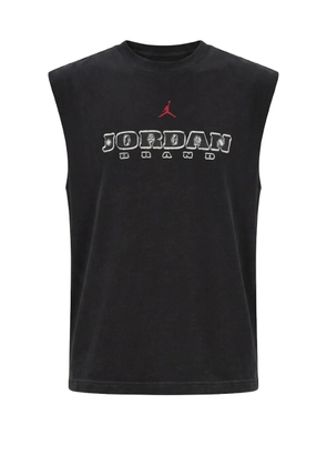 Nike logo-print tank top - Black