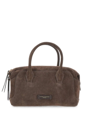 GIANNI CHIARINI Gemma suede handbag - Brown