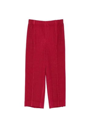 Homme Plissé Issey Miyake January trousers - Red
