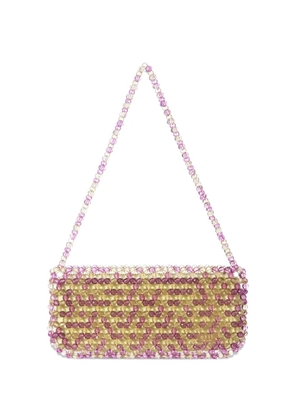 0711 May beaded shoulder bag - Pink