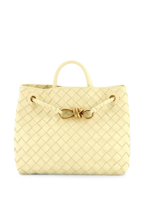 Bottega Veneta Pre-Owned Andiamo Top Handle Bag Intrecciato Nappa Small satchel - Yellow