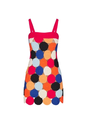 Simon Miller Beep Beep crochet-knit mini dress - Red