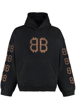 Balenciaga Crypto distressed hoodie - Black