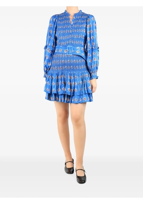 byTiMo belted mini dress - Blue