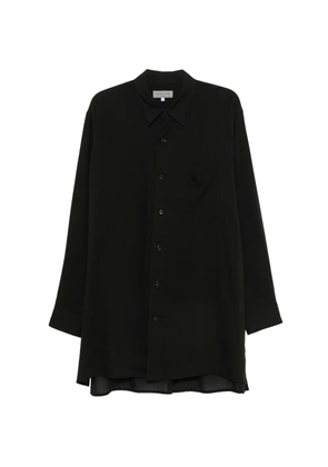 Yohji Yamamoto long-sleeve oversized shirt - Black