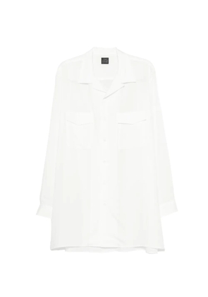 Yohji Yamamoto flap-pocket shirt - White