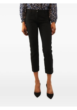 Dolce & Gabbana Pre-Owned Capri turned-up cuff trousers - Black