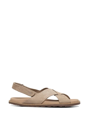 Fly London crossover-strap touch-strap sandals - Neutrals