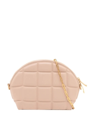 Bottega Veneta Pre-Owned 2012-2026 Mini Padded Nappa Half Moon Chain crossbody bag - Pink
