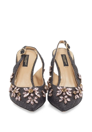 Dolce & Gabbana Pre-Owned Lori crystal-embellished pumps - Black