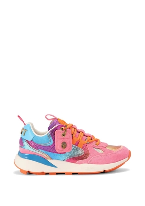 Kurt Geiger London ombre metallic kurt runner sneakers - Pink