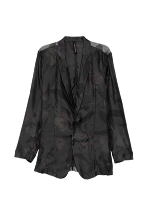 Giovanni Cavagna floral-print blazer - Grey