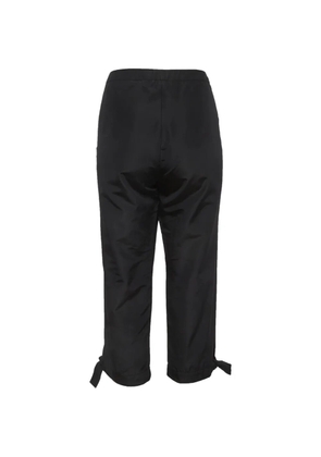 Christian Dior Pre-Owned bow-detail cropped trousers - Black