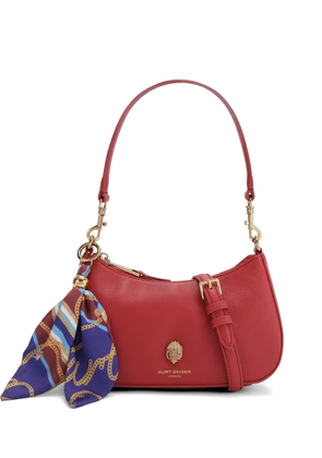 Kurt Geiger London Sloane crystal-embellished crossbody bag - Red