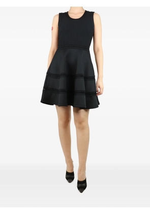 Carven Vintage ribbed sleeveless mini dress - Black