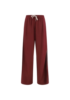 Brunello Cucinelli cotton-blend track pants - Red