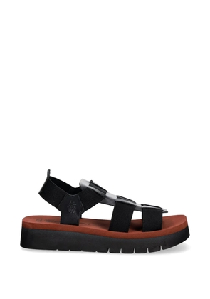 Fly London cage-strap platform sandals - Black